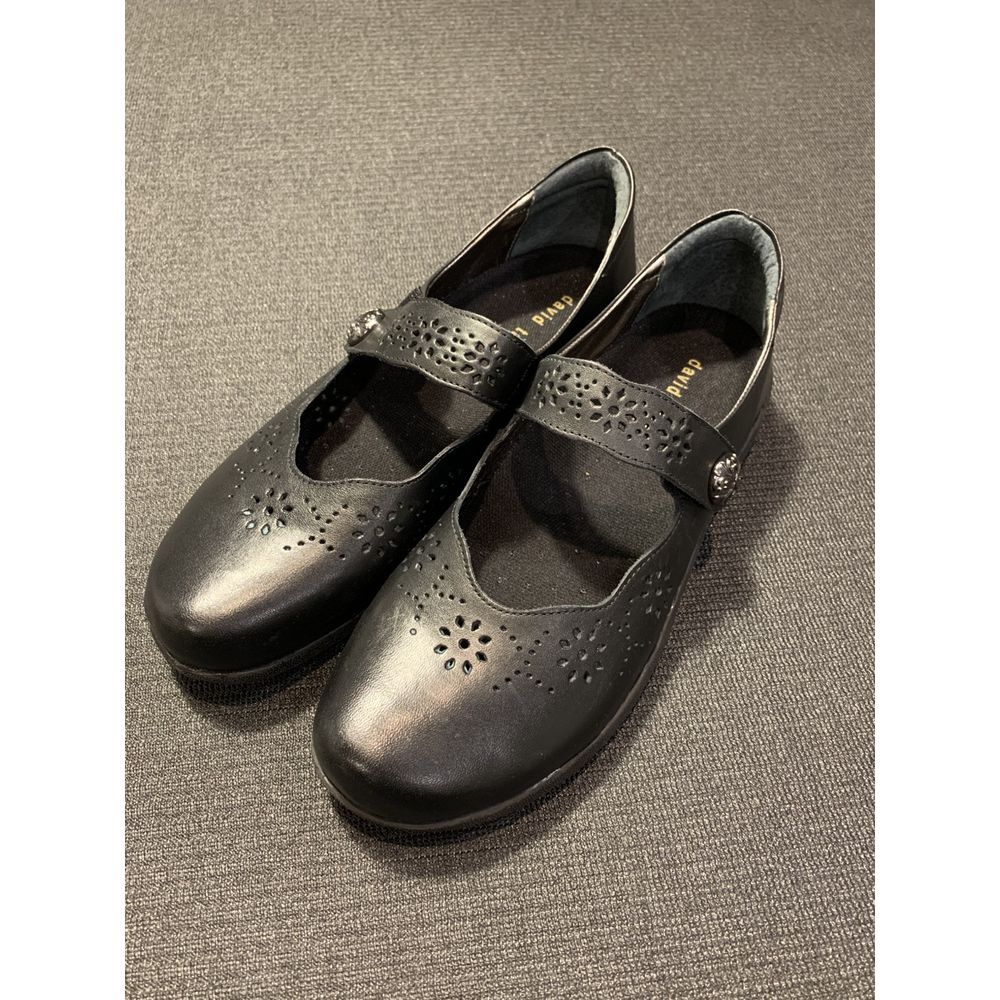 NWOB David Tate Bev Women's Slip‎ On Mary Jane's Black Size 9